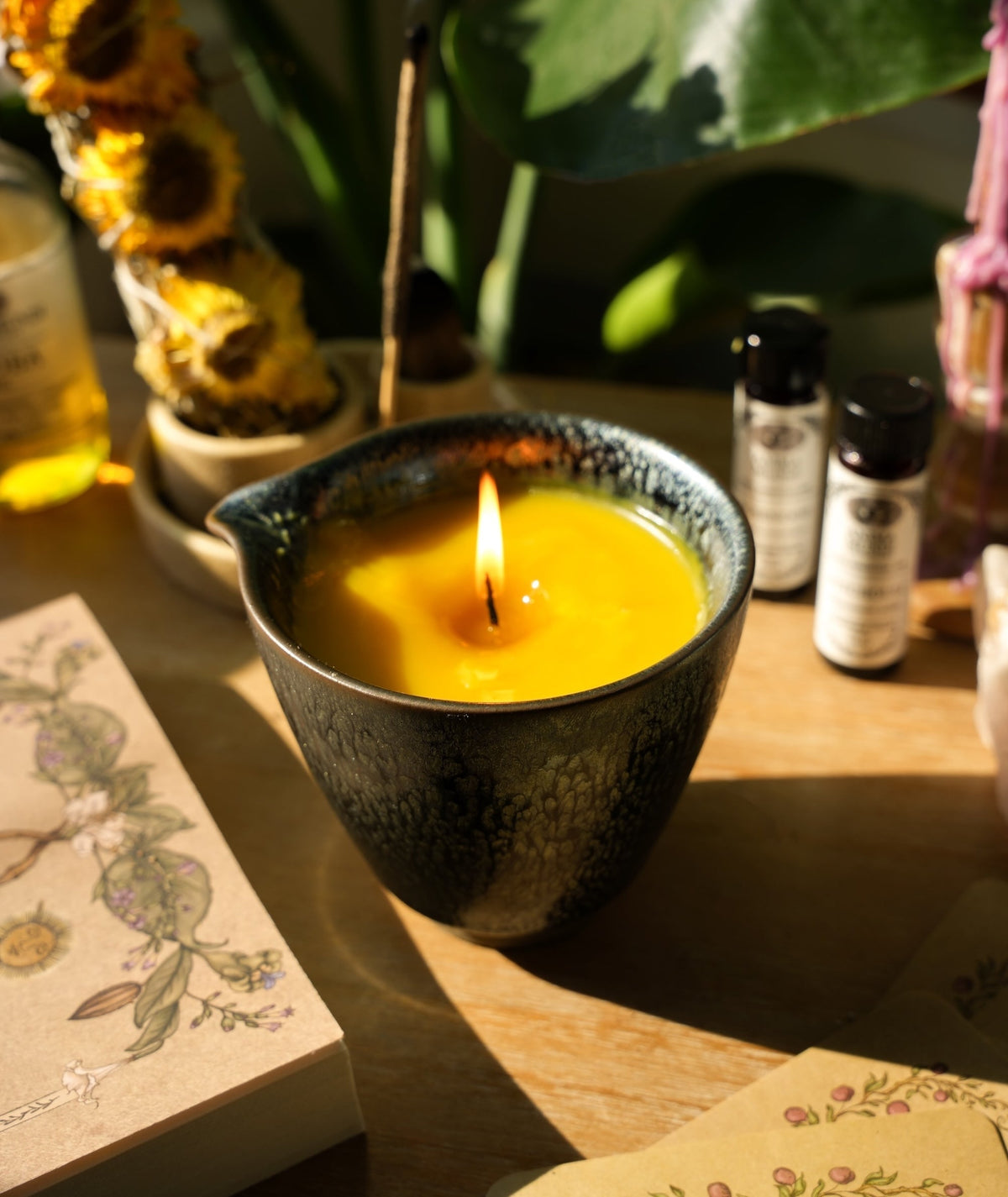 Body Oil Massage Candle with Patchouli + Rosewood